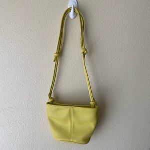Urban Outfitters Yellow Mini Knot Bag/Purse